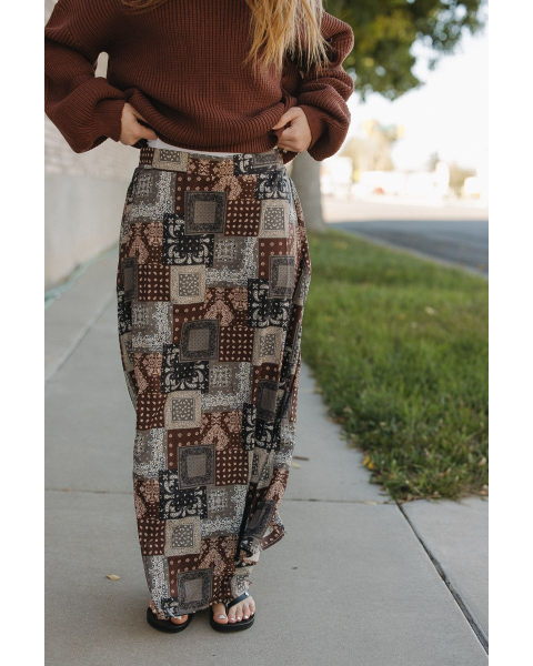 A Line Maxi Skirt