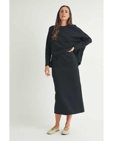 Celia Oversize Jersey Top