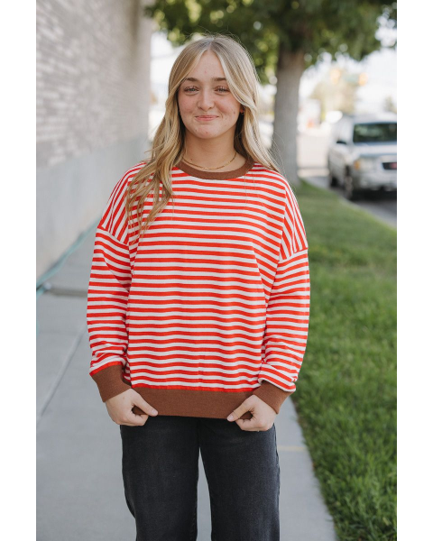 Claire Striped Multi Top