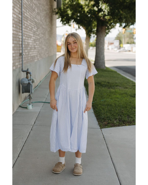 Countryside Gingham Midi Dress