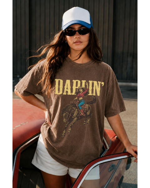 Darlin Oversized Mineral Tee