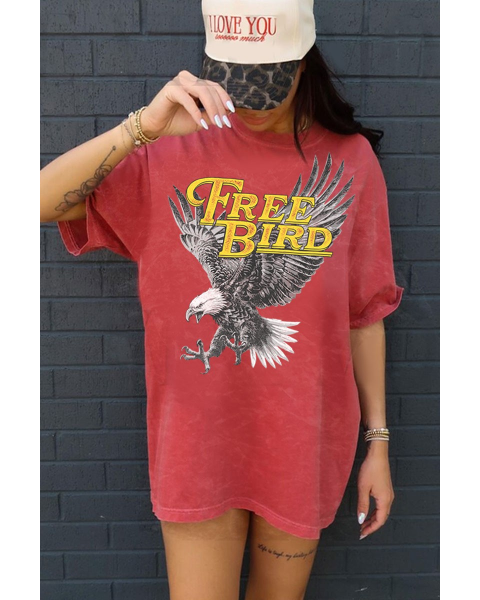 Free Bird Oversized Tee