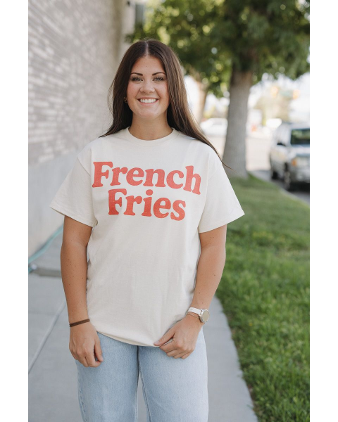 French Fries Oversized Tee