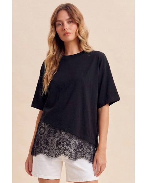 Kira Floral Lace Tee