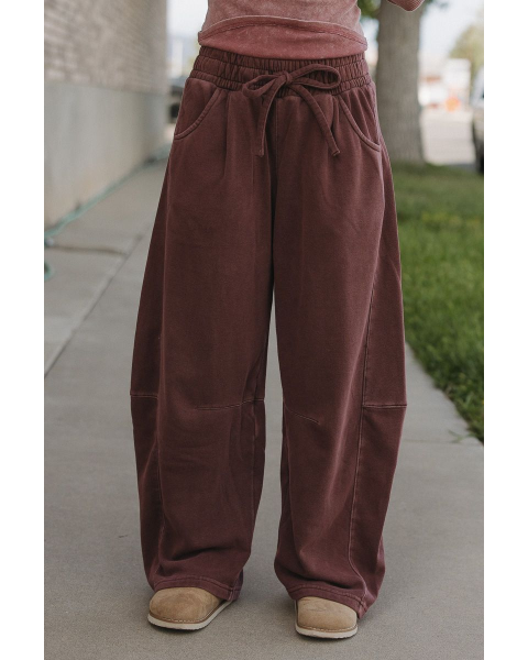 Macie Smocked Waist Sweatpants