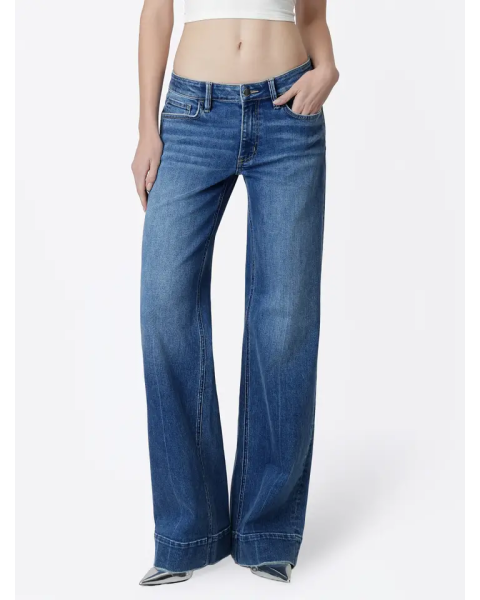 Nellie Low Rise Wide Leg Trouser