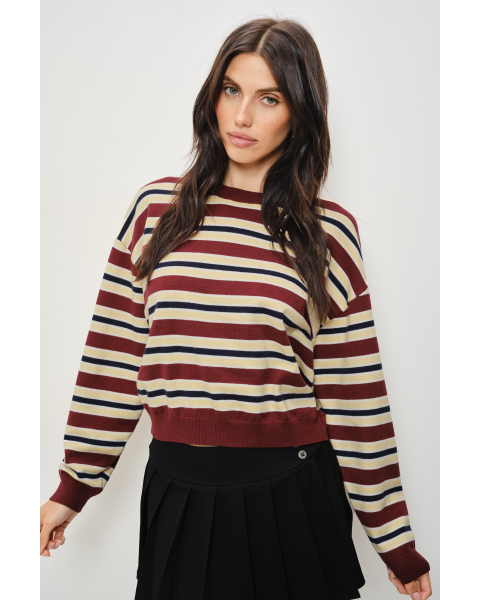 Posy Striped Sweater