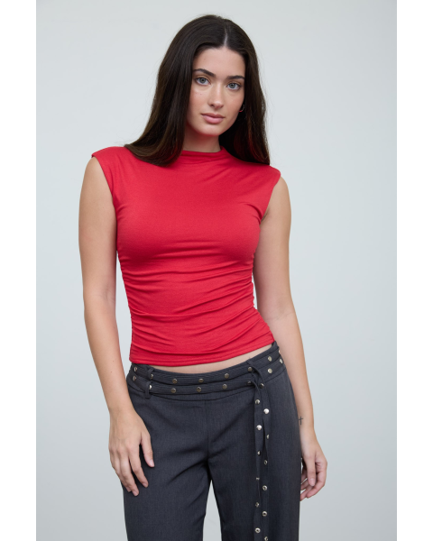 Raven Funnel Neck Top