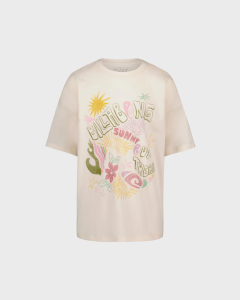 Billabong Girls Suns Out Oversized Tee BSFJA44X