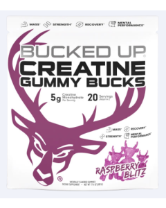 Bucked Up Raspberry Blitz Creatine Gummies 1022594
