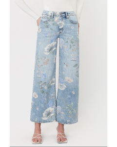 Cheryl Super High Rise Floral Jean