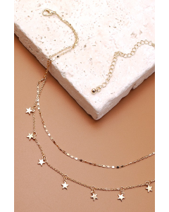 Double Layer Star Necklace