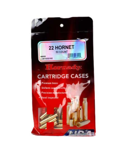 Hornady 22 Hornet Unprimed Brass Cartridge Cases 8602