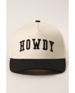 Howdy 3D Two-Tone Trucker Hat
