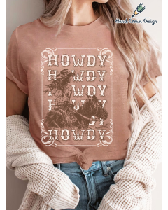 Howdy Cowgirl Tee