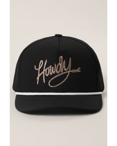 Howdy Rope Strap Trucker Hat