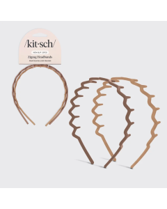 Kitsch 2 Piece Zig Zag Headband