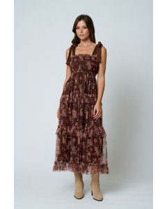 Madison Floral Chiffon Dress