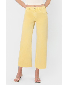 Olivia High Rise Crop Wide Leg Pant