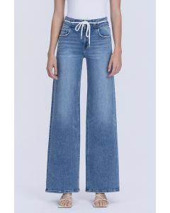Olivia High Rise Drawstring Jean