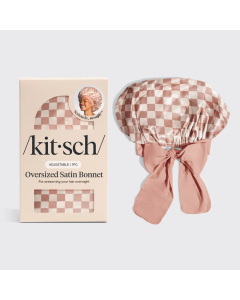 Oversized Satin Bonnet