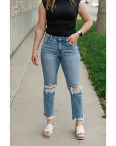 Savannah High Rise Kick Flare Jean