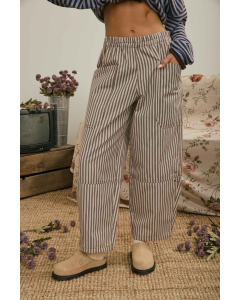 Tessa Stripe Pocket Wide Leg Pant
